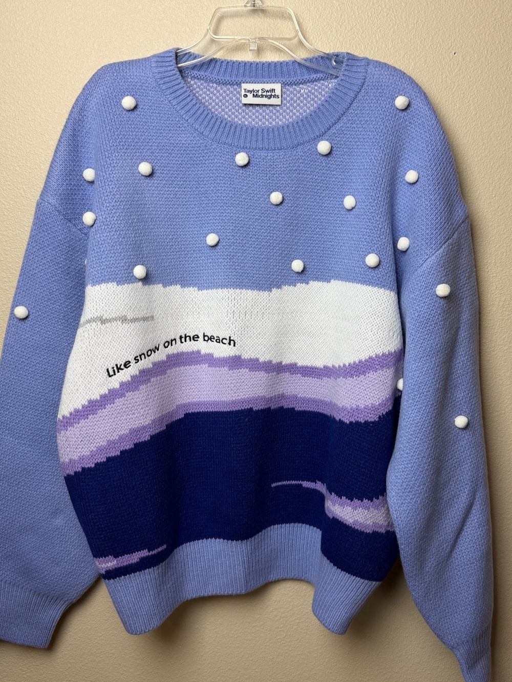 Taylor Swift - Midnights Like Snow on the Beach Sweater